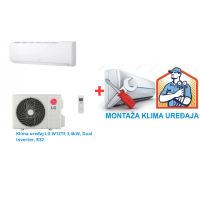 Klima uređaj LG  W12TE 3,4kW, Dual Inverter, R32 SA MONTAŽOM